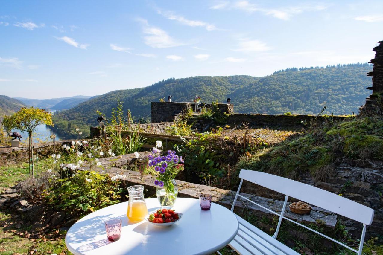 Kutscherhaus Auf Burg Coraidelstein Klotten Esterno foto
